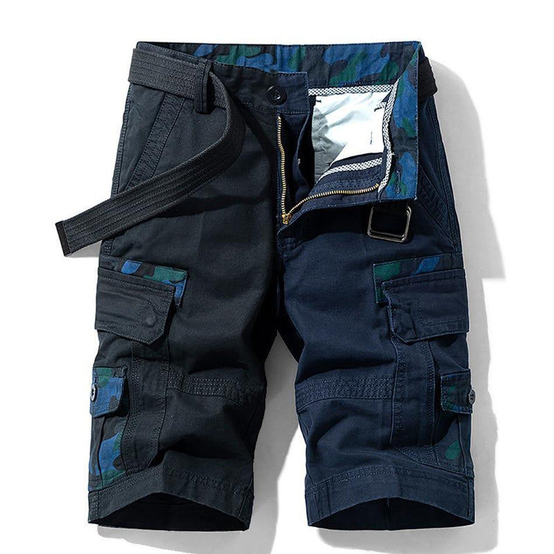 Men's Camouflage Casual Multi-Pocket Cargo Shorts - AM APPAREL