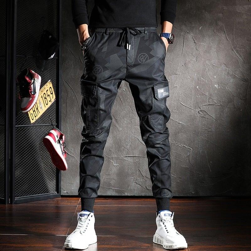 Men's Camouflage Streetwear Designer Cargo Pants - AM APPAREL