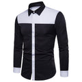 Men's Casual Patchwork Chic Shirt - AM APPAREL