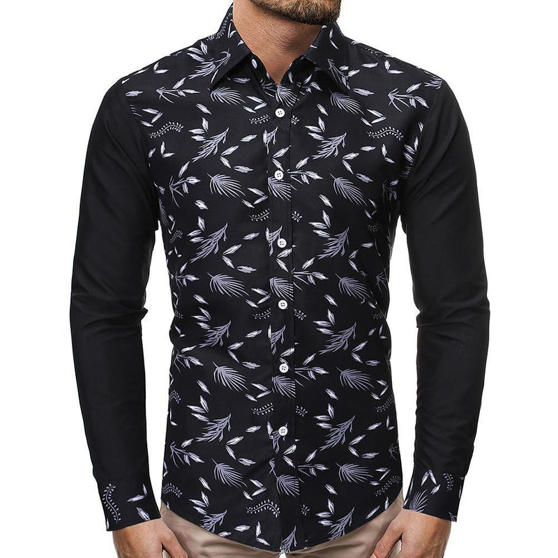 Men's Club Chinoiserie Floral Shirt - AM APPAREL