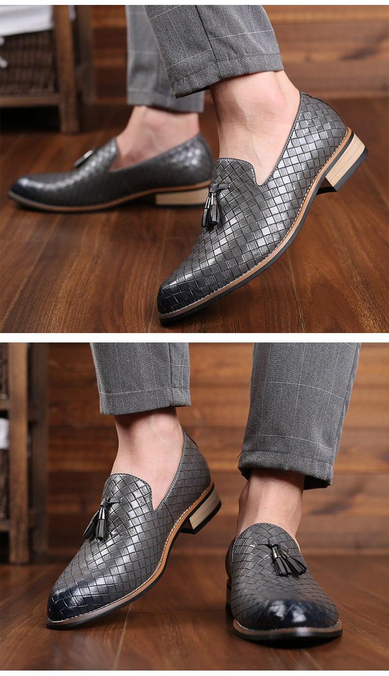 Men's Coiffeur Tassel Formal Loafers - AM APPAREL