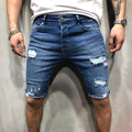 Men's Distressed Jean Shorts - AM APPAREL