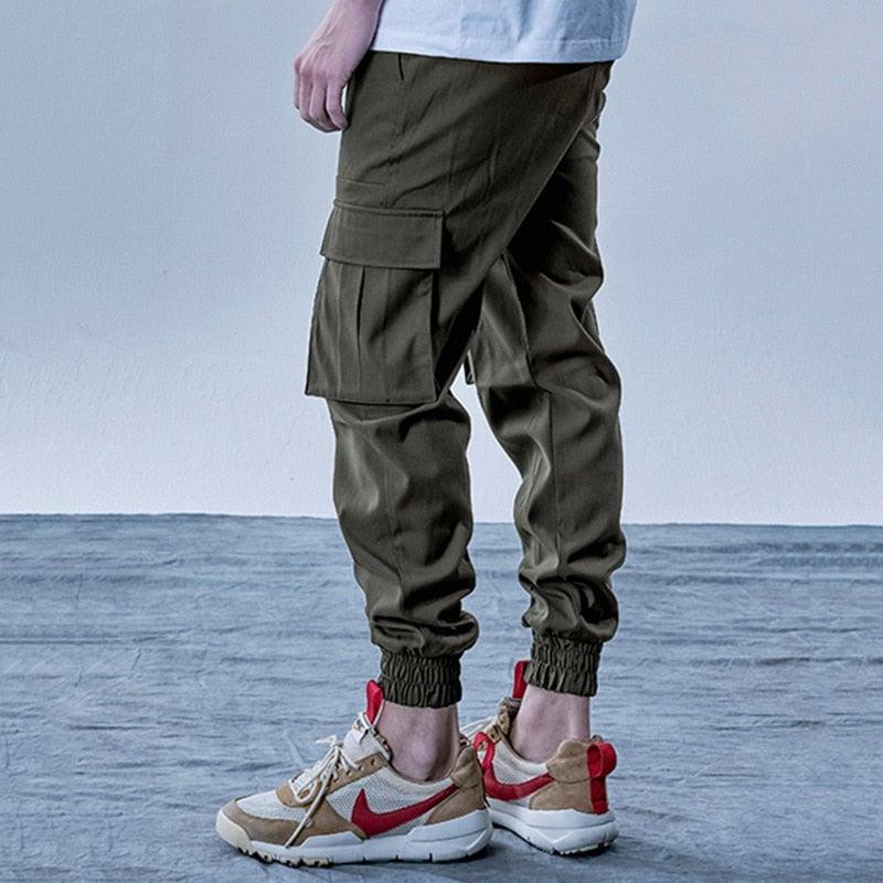 Men's Elastic Multi-Pocket Outdoor Joggers - AM APPAREL