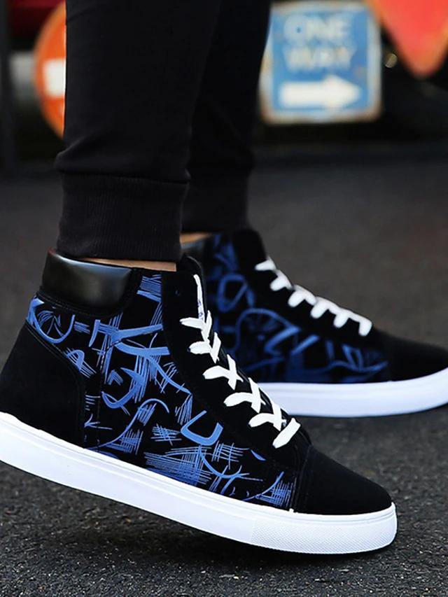 Men's Fashion Canvas Fall Casual Sneakers - AM APPAREL