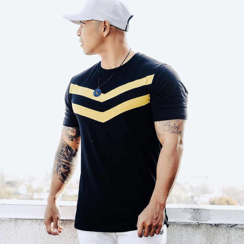 Men's Fashion Slim Fit Fitness T-shirt - AM APPAREL