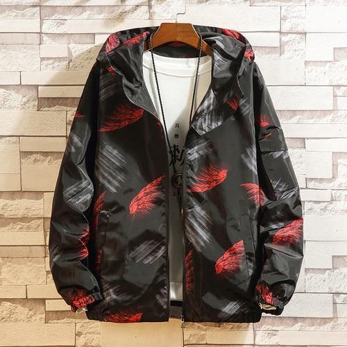 Men's Fashion Thin Hooded Windbreaker Jacket - AM APPAREL