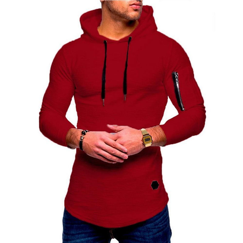 Men's Fitness Casual Fitness Hoodie - AM APPAREL