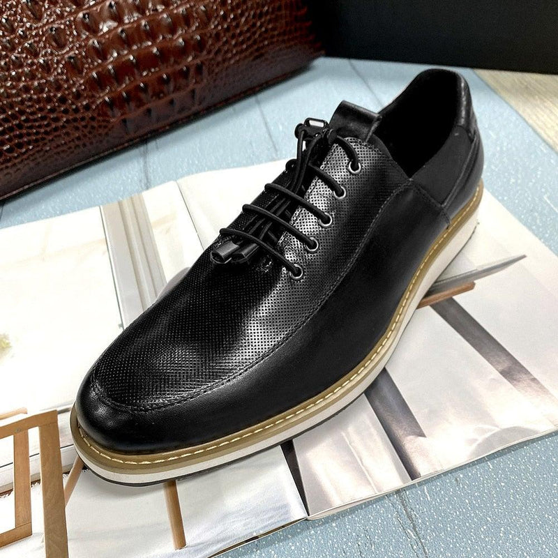 Men's High Quality Casual Genuine Leather Shoes - AM APPAREL