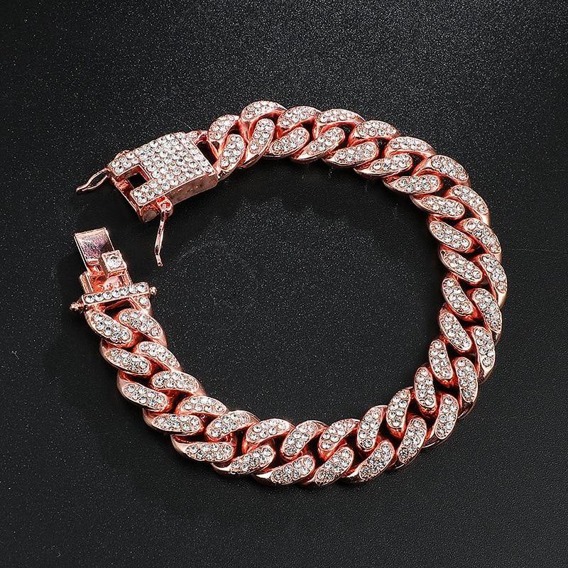 Men's High-Quality Zircon Bling Iced Out Bracelet - AM APPAREL