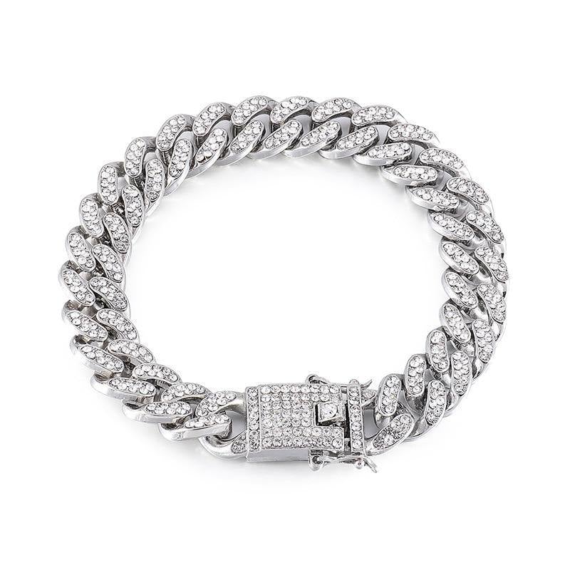 Men's High-Quality Zircon Bling Iced Out Bracelet - AM APPAREL