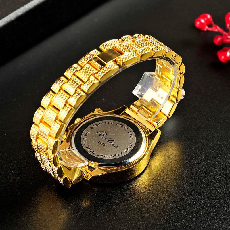 Men's Iced Out  Bling Luxury Watch - AM APPAREL