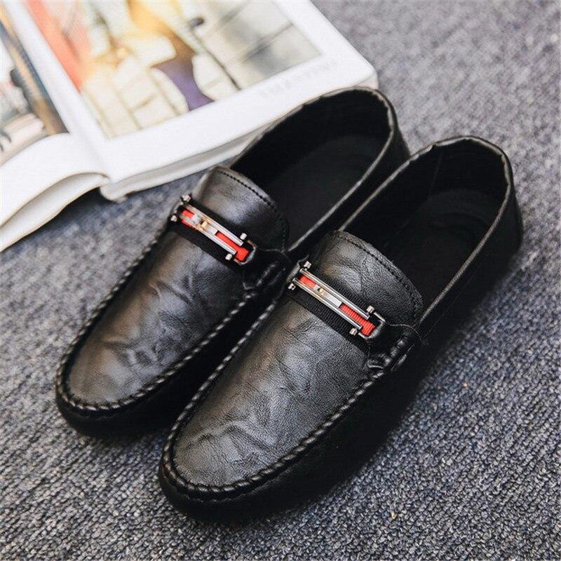 Men's Moccasins Breathable Slip On Loafers - AM APPAREL