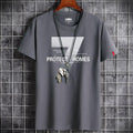 Men's Newest Graphic O Neck T-shirt - AM APPAREL