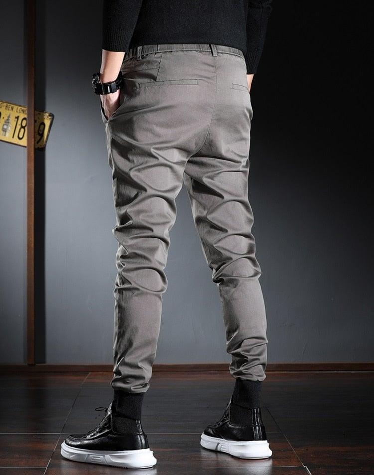 Men's Slim Fit Casual Korean Streetwear Pants - AM APPAREL