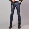 Men's Spring Light Weight Faux Leather Pants - AM APPAREL