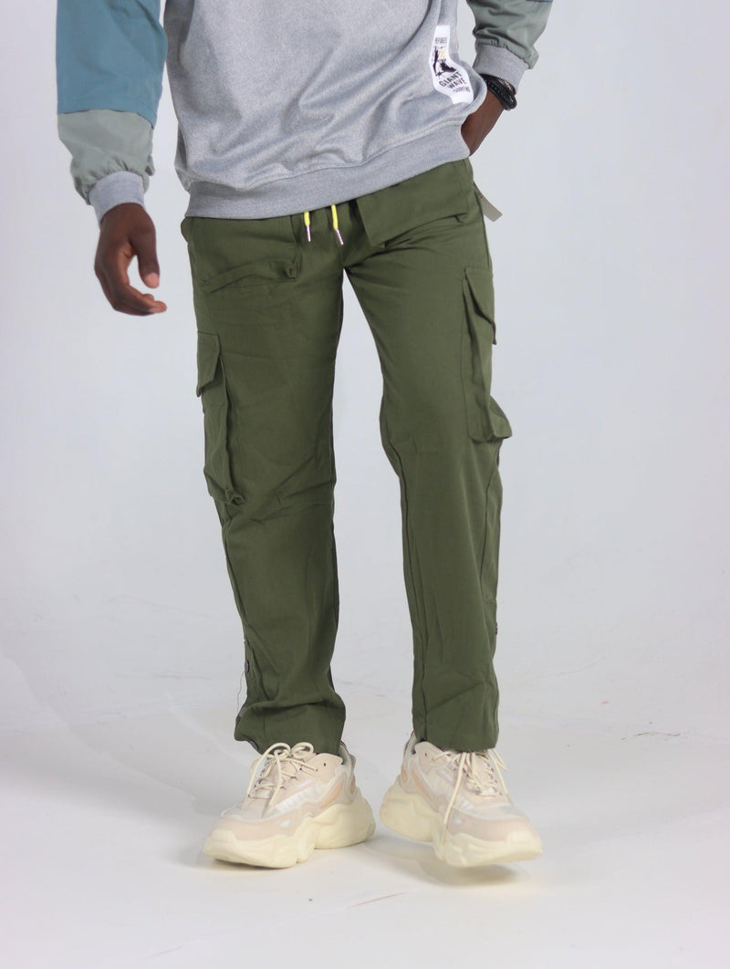 Men's Streetwear Cargo Joggers - AM APPAREL