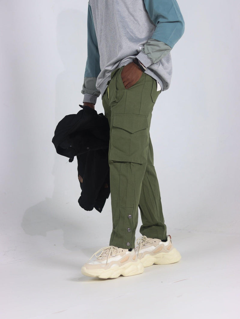 Men's Streetwear Cargo Joggers - AM APPAREL