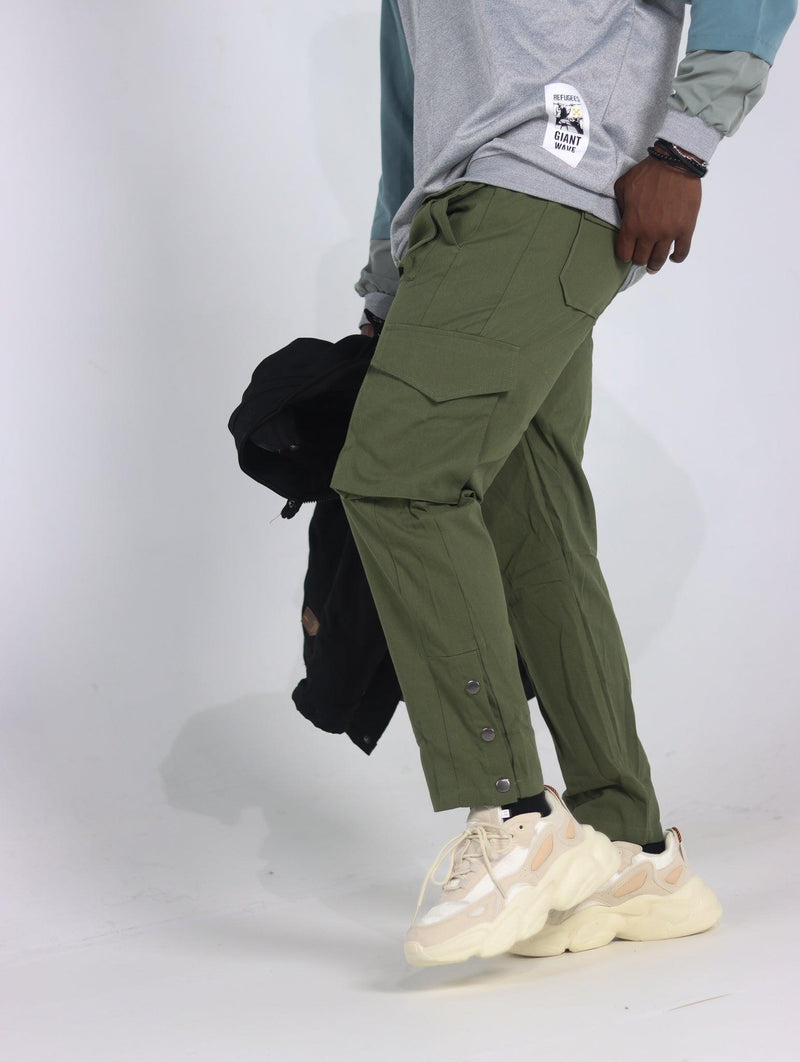 Men's Streetwear Cargo Joggers - AM APPAREL