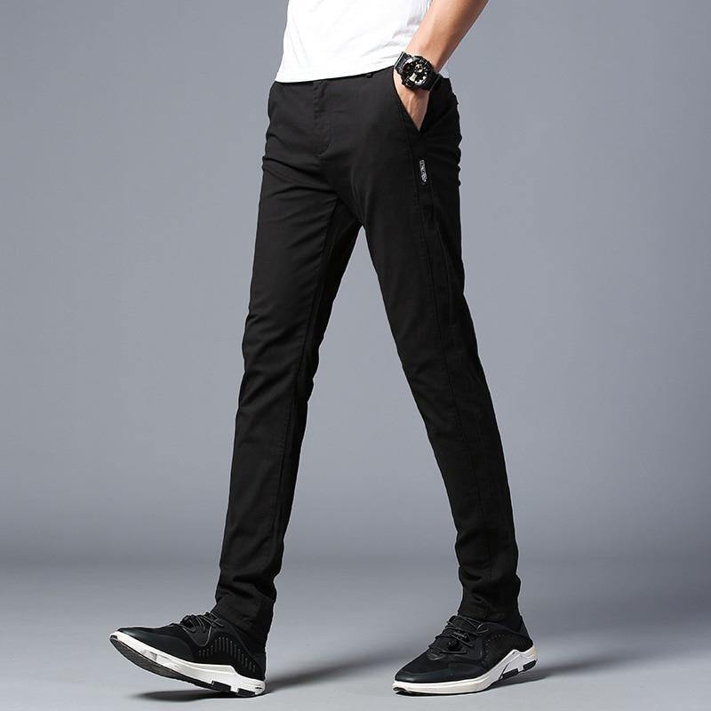 Men's Stretch Classic Business Pants - AM APPAREL