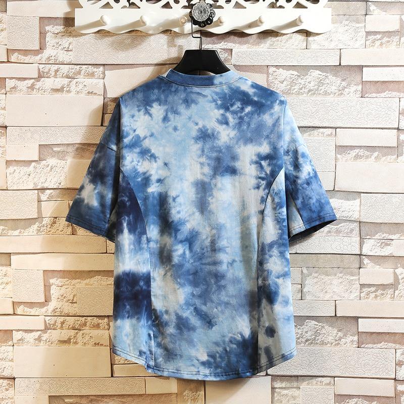 Men's Tie Dye Loose Fit Summer T-Shirt - AM APPAREL