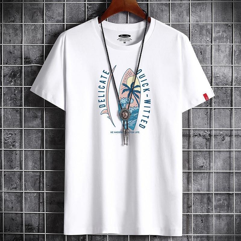 Men's Travel Summer Graphic T-Shirt - AM APPAREL