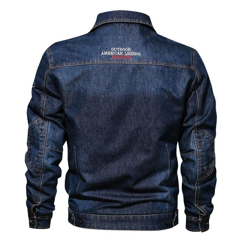 Men's Trendy Denim Jacket - AM APPAREL