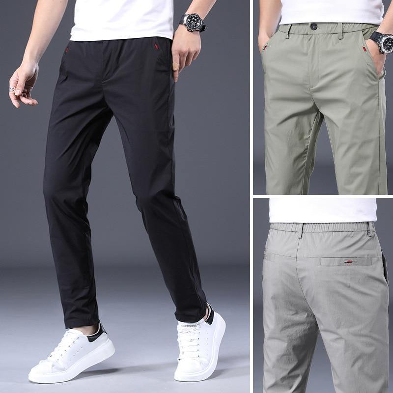 Mens Light Weight Summer Casual Track Pants - AM APPAREL