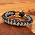 MK Unisex Handmade Horseshoe Buckle Bracelet - AM APPAREL