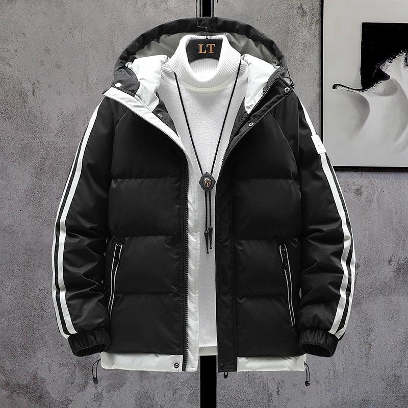 ML Men's Harajuku Korean Parka Coat - AM APPAREL