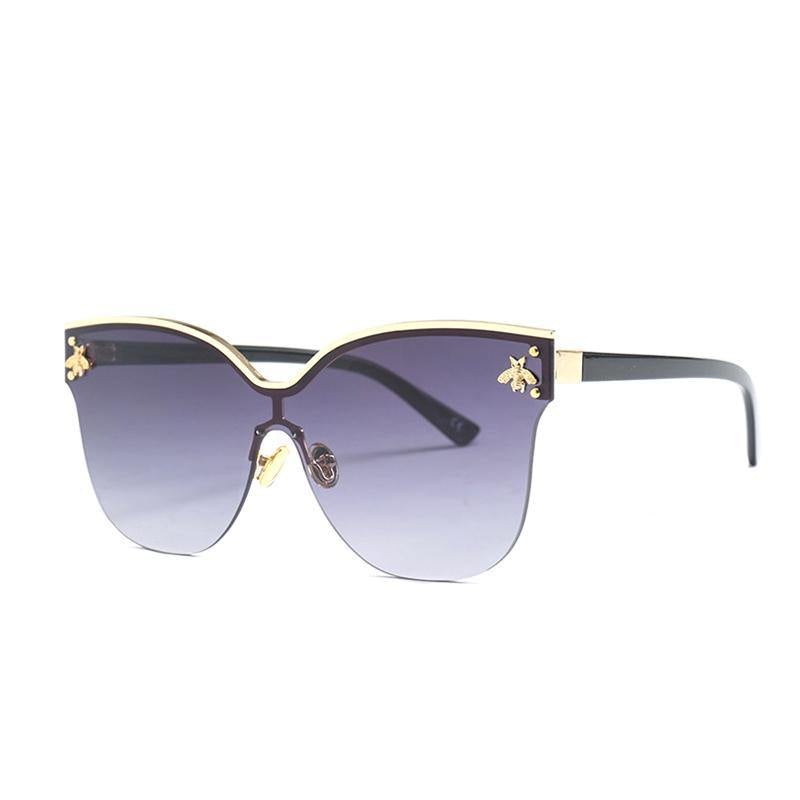 ROYAL GIRL Oversize Rimless Women's Sunglasses - AM APPAREL