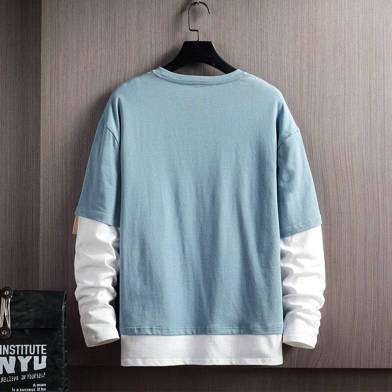 Streetwear Fashion Men's Long Sleeve Top - AM APPAREL