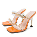 Super Extra Clear Top High Heels - AM APPAREL