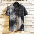 Tie Dye Men's Summer T-shirt - AM APPAREL