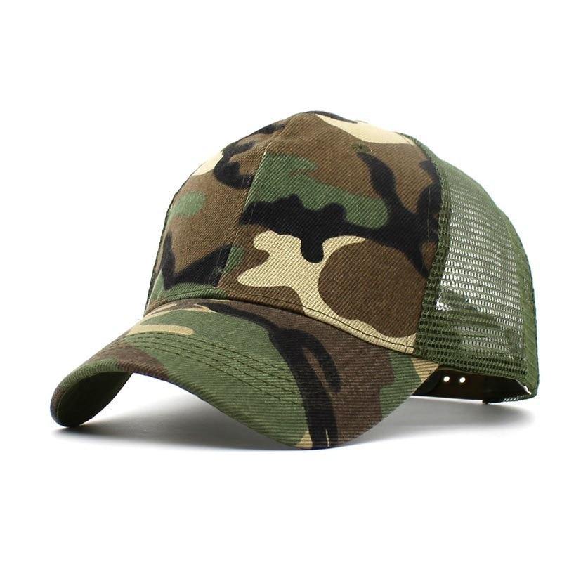 Unisex Camouflage Baseball Cap - AM APPAREL