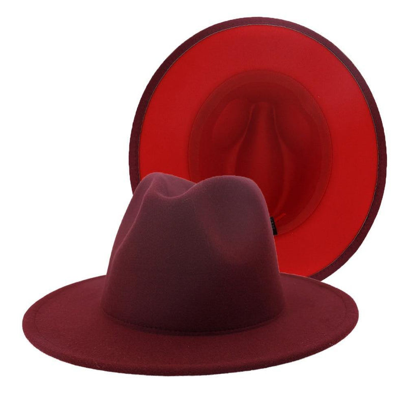 Unisex Double-Sided Wide Brim Hat - AM APPAREL