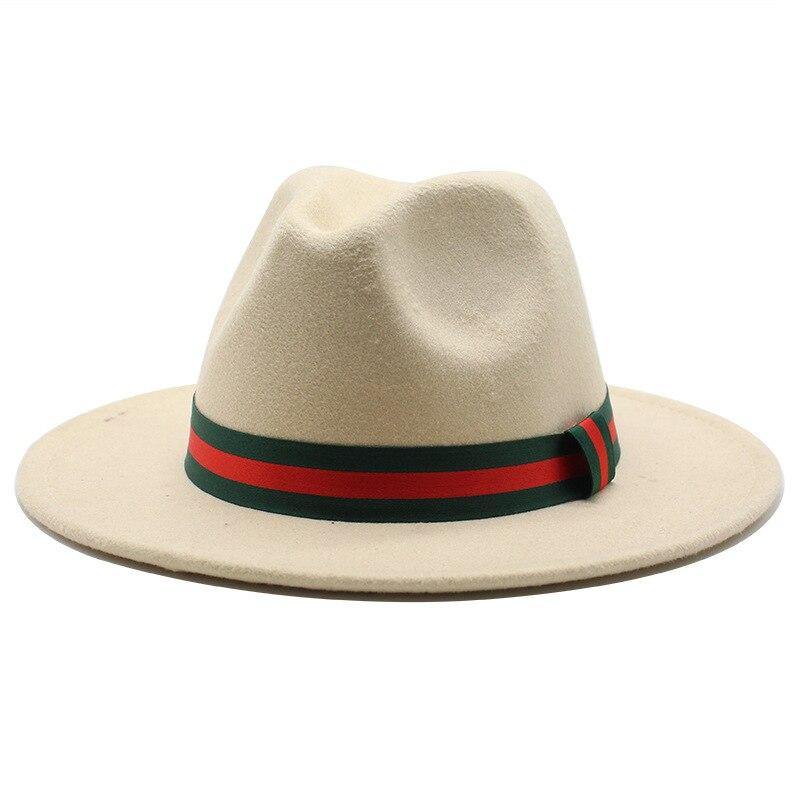 Unisex Wool Wide Brim Fedora Hats - AM APPAREL