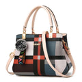 Valenkuci Designer Plaid Shoulder Bag - AM APPAREL