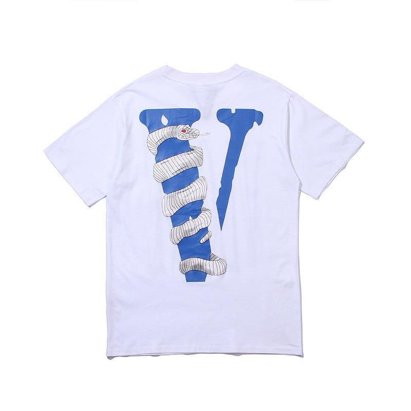 Vlone Tide Summer Men's Python Print T-shirt - AM APPAREL