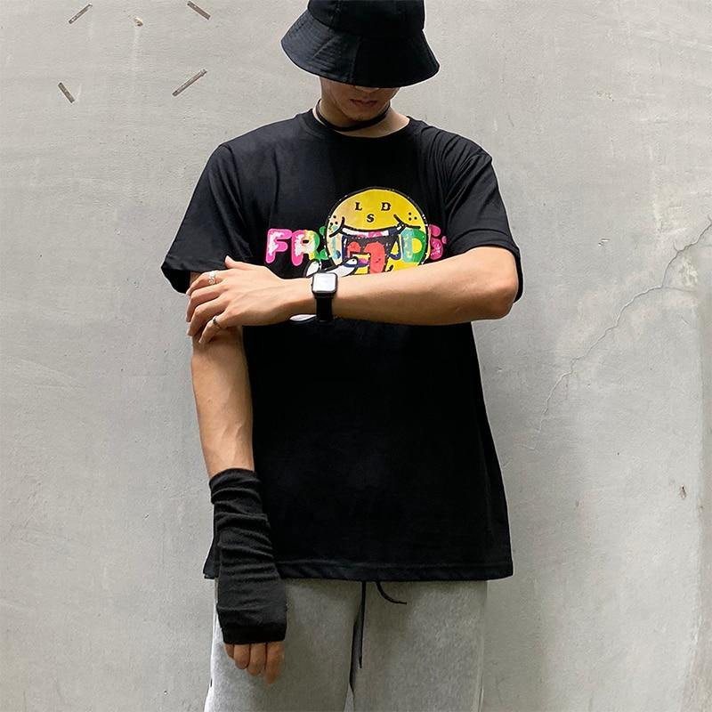 VLONE Unisex Cotton Streetwear Summer T-shirt - AM APPAREL