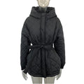 Women's Arygle Hooded Parkas Winter Coat - AM APPAREL