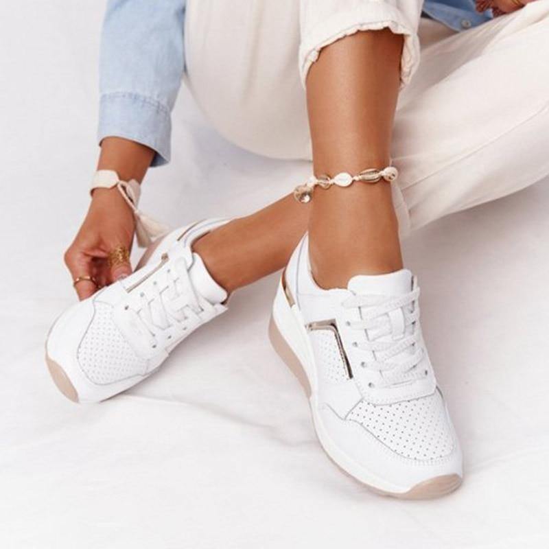 Women's Platform Casual Sneakers - AM APPAREL