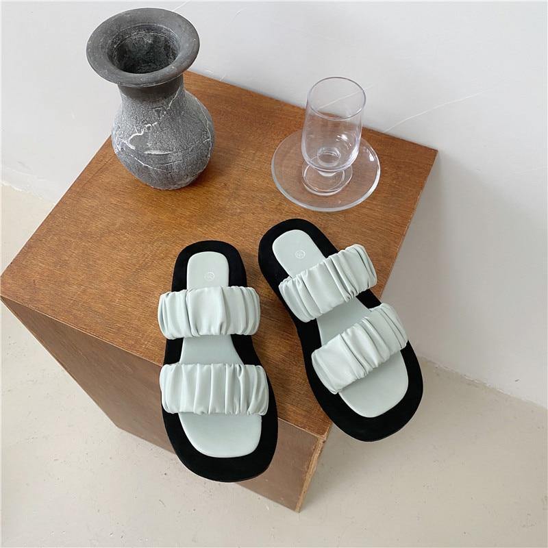 Women's Summer Casual Slipper Sandals - AM APPAREL