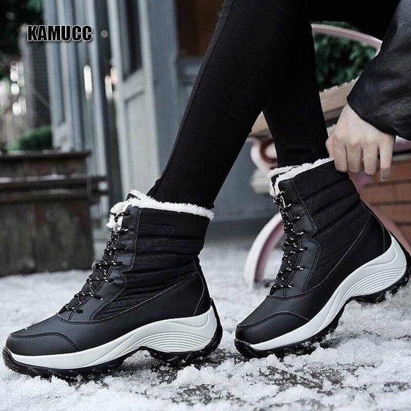 Women's Winter Hight Top Thick Fur Boots - AM APPAREL