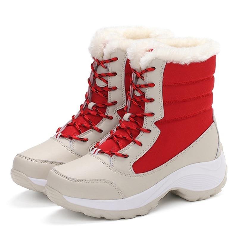 Women's Winter Hight Top Thick Fur Boots - AM APPAREL