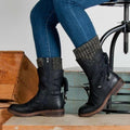 Women's Winter Mid-Calf Boots - AM APPAREL