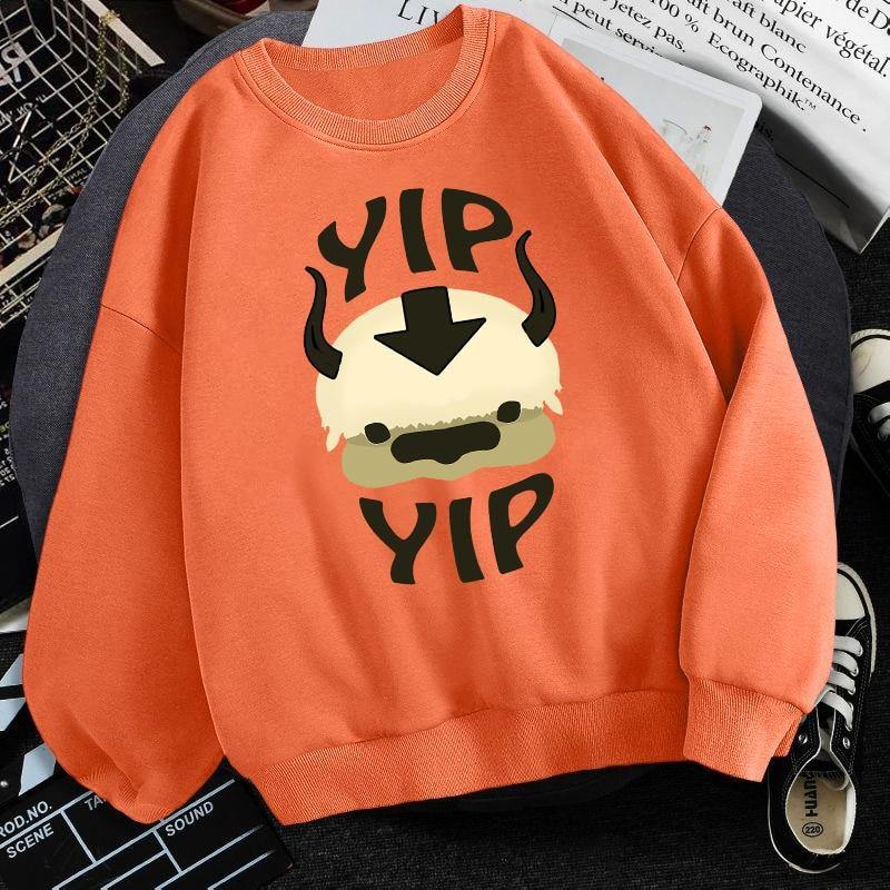 "YIPS" Avatar Unisex Fleece Sweatshirts - AM APPAREL