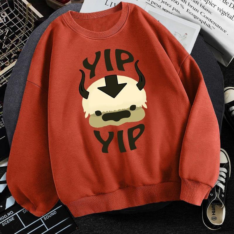 "YIPS" Avatar Unisex Fleece Sweatshirts - AM APPAREL