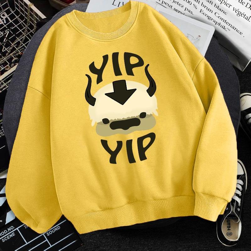 "YIPS" Avatar Unisex Fleece Sweatshirts - AM APPAREL