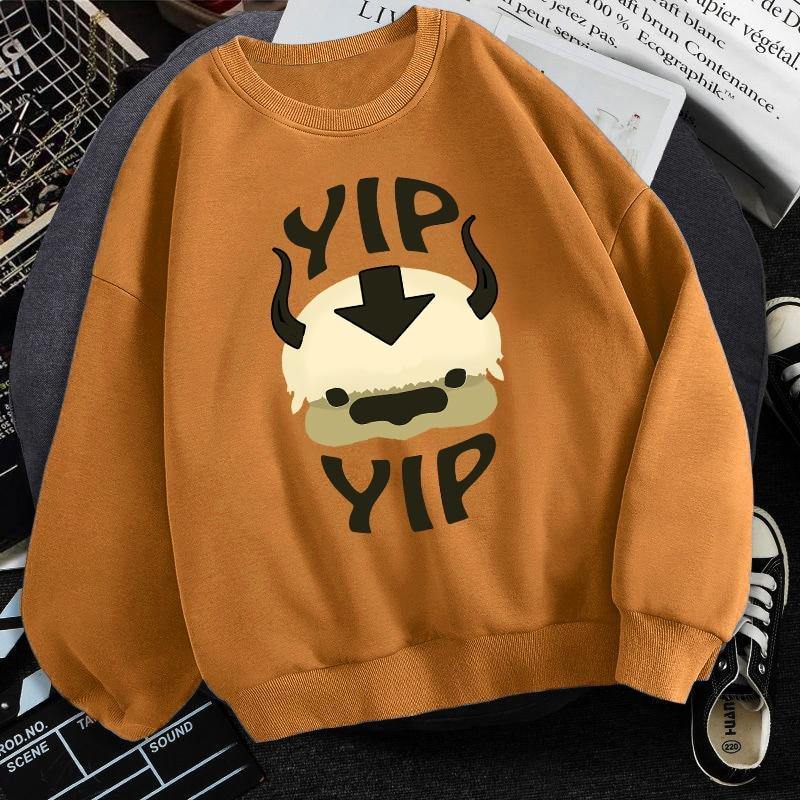 "YIPS" Avatar Unisex Fleece Sweatshirts - AM APPAREL